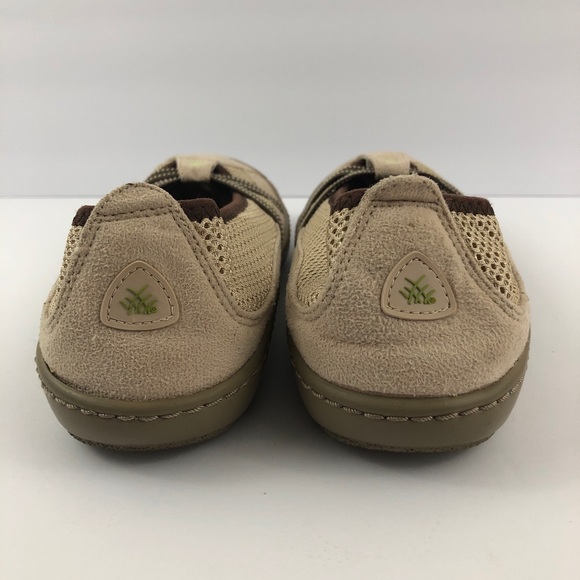 Terrasoles Shoes Womens 10/43 Echo Crossband Slip on Loafers Light Beige - Picture 4 of 12